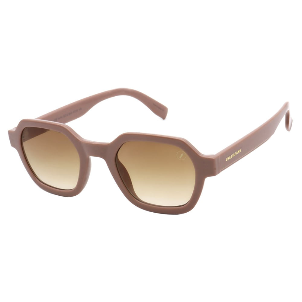 OC.TN.0020-5702.1  Oculos de Sol Feminino Teen Chilli Beans Redondo Degrade Marrom -3-